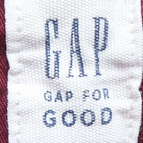 GAP FOR GOOD BURGUNDY GIRLFRIEND KHAKI SIZE 2 - Picture 2 of 8
